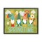 Stupell Industries Springtime Rainy Garden Gnomes Black Framed Giclee Art